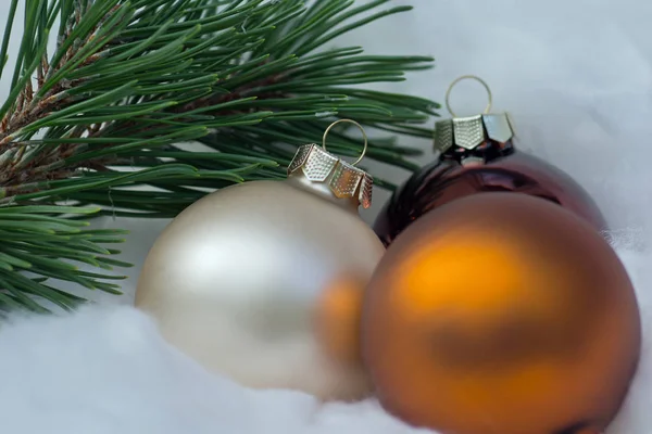 Festivo Natal Árvore Feriado Decorações — Fotografia de Stock