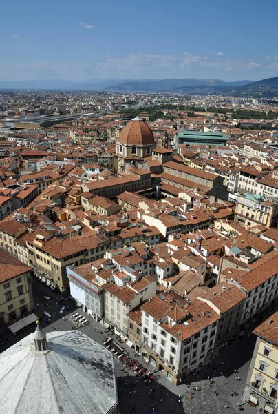 Florence Campanile Giotto Uitzicht Perspectief Stad Toscane Italiaan Architectuur Historisch — Stockfoto