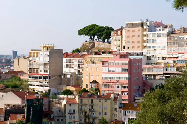 Flygfoto Över Bostadskonstruktioner Europeisk Stad — Stockfoto