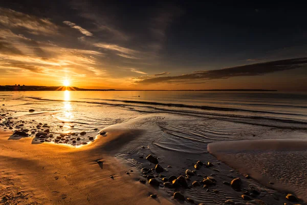 Uitzicht Een Prachtige Avond — Stockfoto