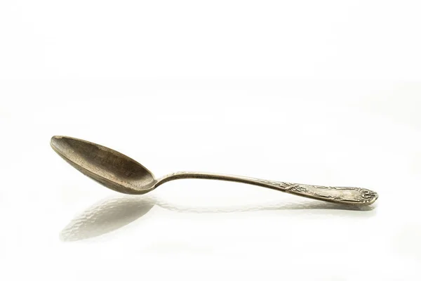 Old Spoon Reflection Ornament — Stock Photo, Image