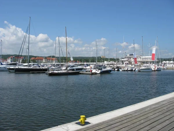 Marina Sur Jetée Sopot Zoppot — Photo