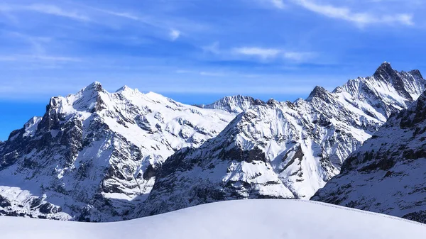 Vista Panoramica Bellissimo Paesaggio Con Catena Montuosa — Foto Stock