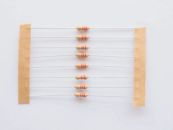 Resistor Passive Two Terminal Electrical Component Electrical Resistance Reduce Current — Stock Photo, Image