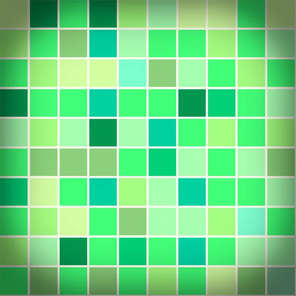 无缝砖背景不同深浅的绿色 — 图库照片
