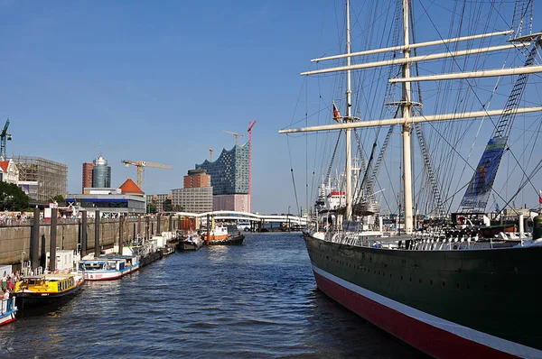 Segelbåt Hamburg Hamburg — Stockfoto