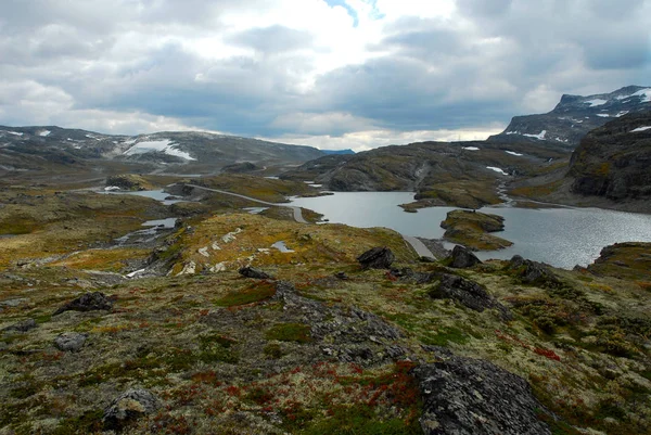 Noruega Sobre Paisagem Natural Fundo — Fotografia de Stock