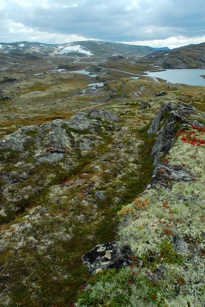 Noruega Sobre Paisagem Natural Fundo — Fotografia de Stock