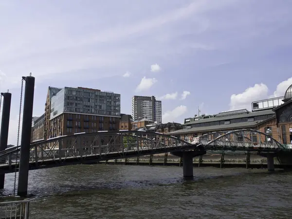 Hamburgo Uma Grande Cidade Portuária Norte Alemanha — Fotografia de Stock