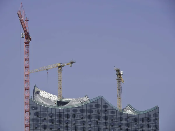 Hamburg Een Grote Havenstad Noord Duitsland — Stockfoto