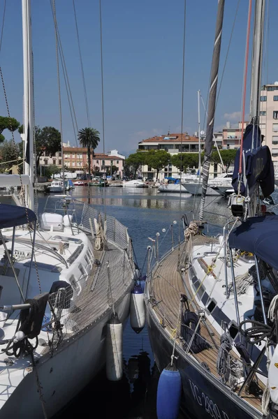 Hafen Viareggio Italien Küste Toskana Boot Boot Wasser Wasser Wasser — Stockfoto