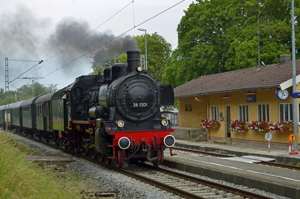 Tren Vapor Tren Ammersee —  Fotos de Stock