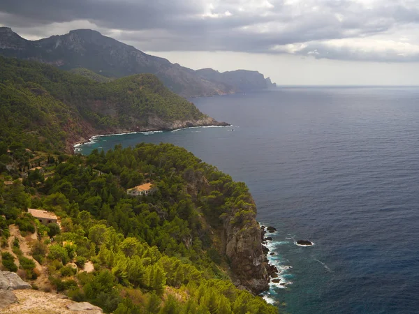 Mallorca Costa Ovest Vista Dalla Torre Verger — Foto Stock