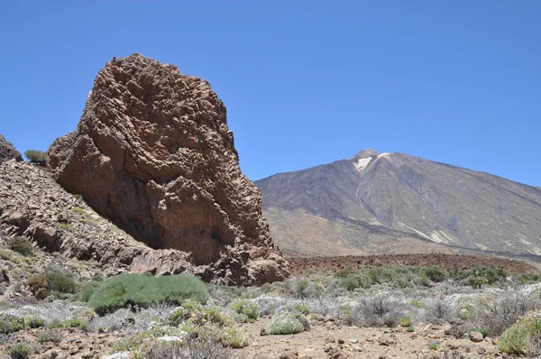 Tenerife Roques Garcia Felde Pico Del Felde Rocks Canaries Canary — стоковое фото