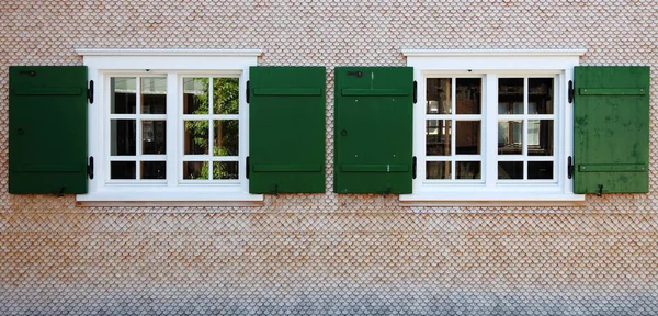 Detalle Una Casa Oberstdorf —  Fotos de Stock