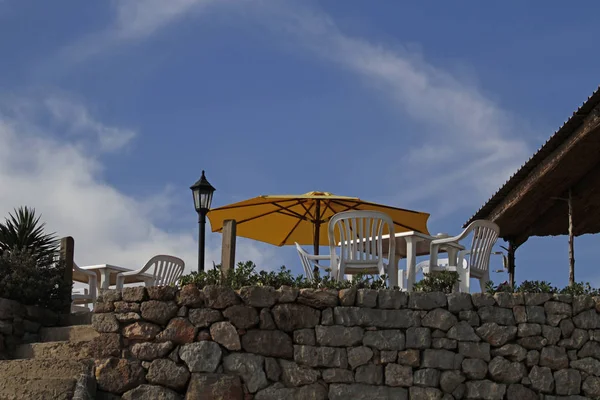 イビサ島のビーチレストラン — ストック写真