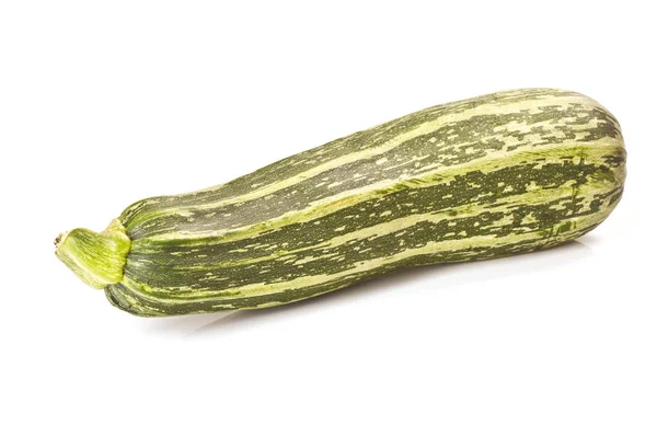 Färsk Zucchini Vit Bakgrund — Stockfoto