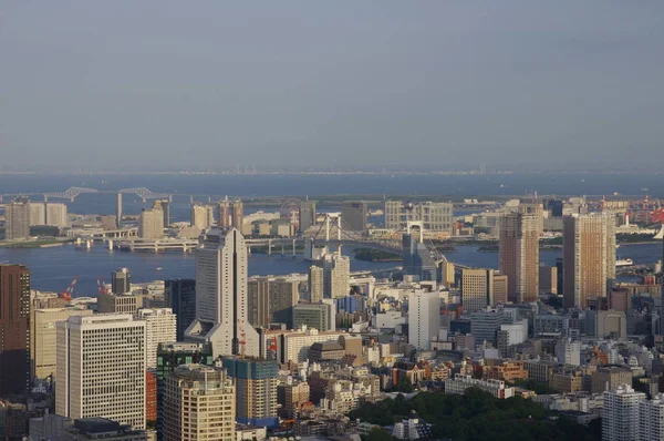 Vista Panorâmica Majestosa Cidade Urbana — Fotografia de Stock