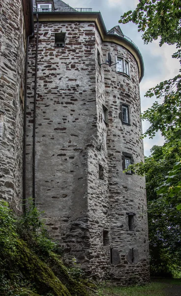 Freusburg Kasteelmuren Torens — Stockfoto