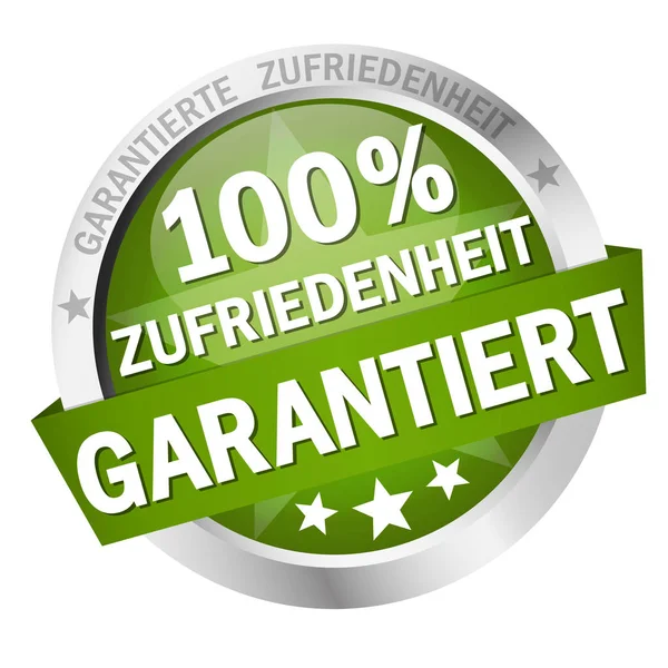 Colored Isolated Button 100 Satisfaction Guaranteed — Stock Photo, Image