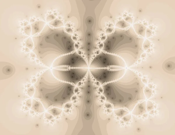 Mooie Computer Gegenereerde Kleurrijke Vlinder Vormige Fractal — Stockfoto