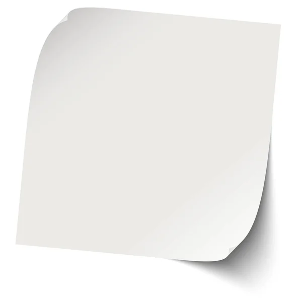 Nota Memo Cinza Branco — Fotografia de Stock