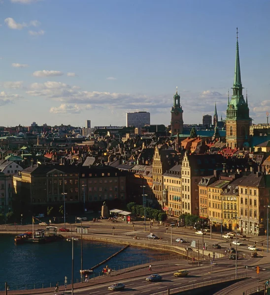 スウェーデン ストックホルムの旧市街の眺め — ストック写真