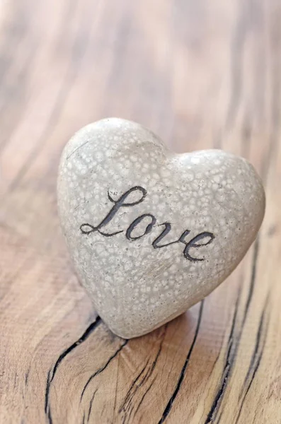 Coração Por Amor Dia Dos Namorados — Fotografia de Stock