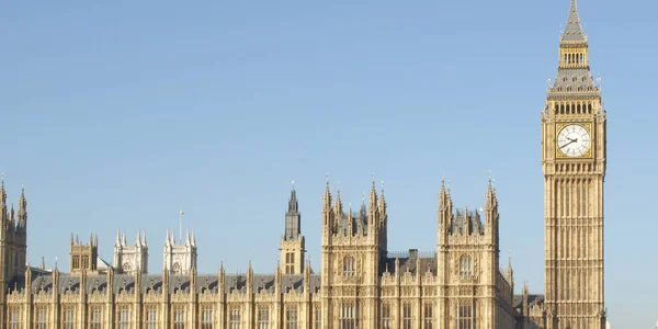 Big Ben Alle Camere Del Parlamento Westminster Palace Londra Regno — Foto Stock