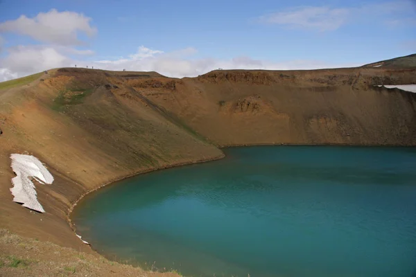 Crater Viti Krafla Area Iceland — Foto de Stock