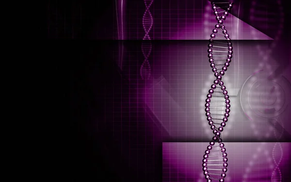 디지털 배경에서 Dna — 스톡 사진