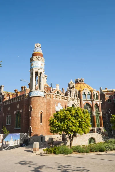 Stary Modernistyczny Szpital Sant Pau Barcelona Hiszpania — Zdjęcie stockowe