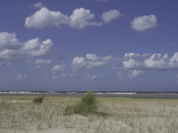 Naturskön Utsikt Över Vackra Spiekeroog — Stockfoto