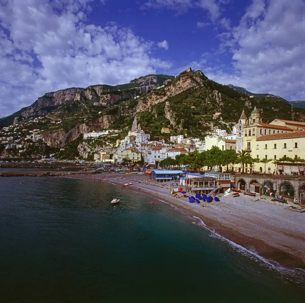 Veduta Amalfi Sulla Costa Italiana — Foto Stock