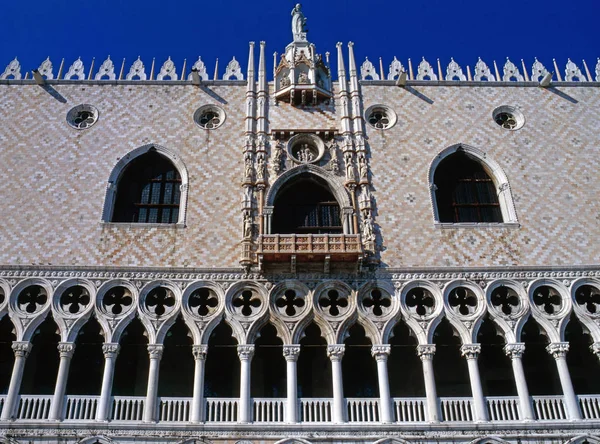Doge Palace Velencében Olaszországban — Stock Fotó