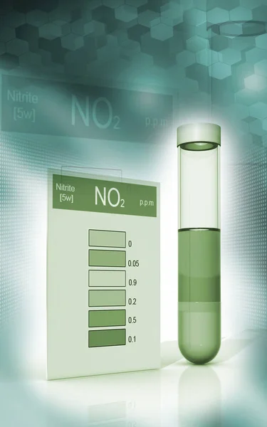 배경에 질산염 검사의 디지털 — 스톡 사진
