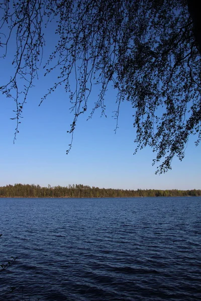 Озеро Южном Шведском Городе — стоковое фото