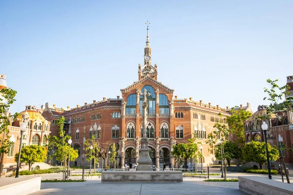 Eski Çağdaş Hastane Sant Pau Barselona Spanya — Stok fotoğraf