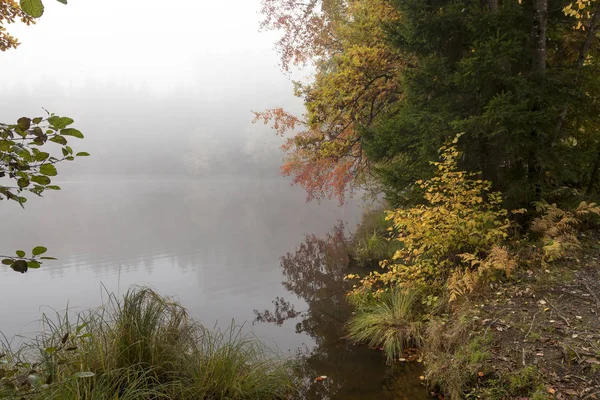 Ossiacher Tauern Pond Autumn — Stock Photo, Image