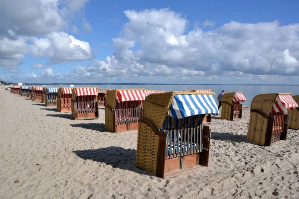 Пляжні Стільці Приморський Курорт — стокове фото