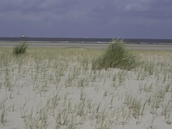 Scénický Pohled Krásné Spiekeroog — Stock fotografie