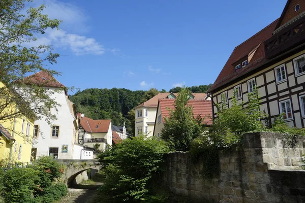 Stadt Wehlen Der Sächsischen Schweiz — Stockfoto