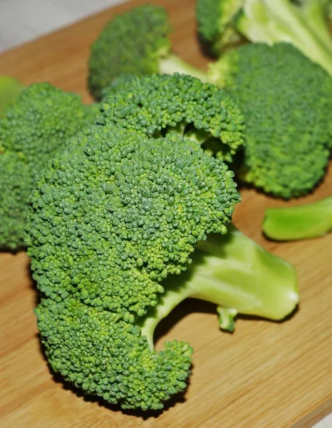Brokoli Hijau Makanan Tanaman Vegetarian — Stok Foto
