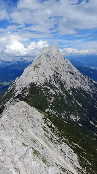 Vista Panoramica Bellissimo Paesaggio Alpino — Foto Stock