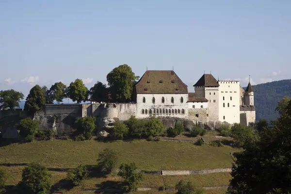 スイスのレンツブルグ城は — ストック写真