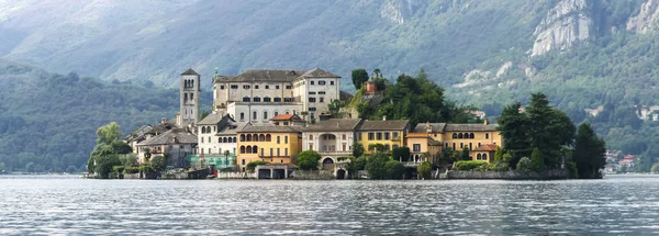 San Giulio Meer Van Orta — Stockfoto