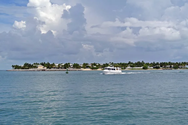 Florida Bir Tarafında Atlantik Diğer Tarafında Meksika Körfezi Ile Amerika — Stok fotoğraf