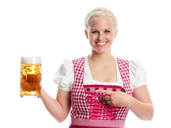 Blond Bayrin Liter Bier — Stockfoto