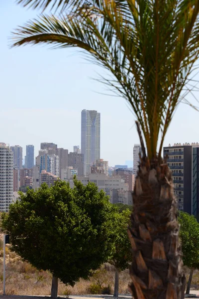 Benidorm Cala Finestrat Fasáda Domu Španělsko — Stock fotografie