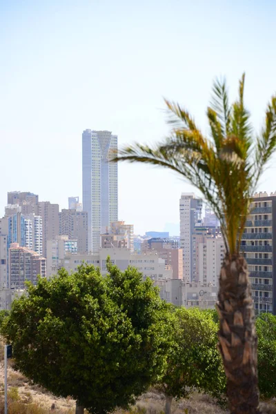 Benidorm Cala Finestrat Fasáda Domu Španělsko — Stock fotografie